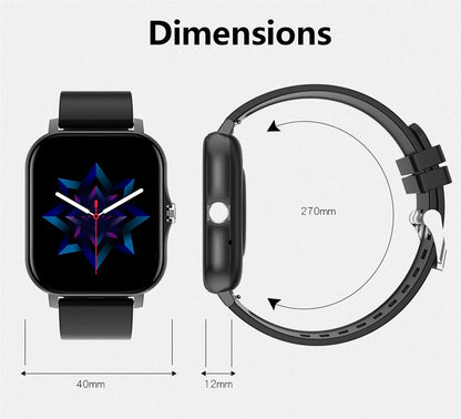 Reloj inteligente para hombre y mujer, accesorio de pulsera con pantalla táctil a Color de 1,44 pulgadas, Bluetooth, llamadas, compatible con teléfono Android y Xiaomi