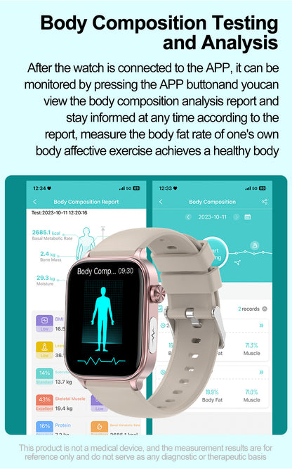 Reloj inteligente de grado médico para mujer