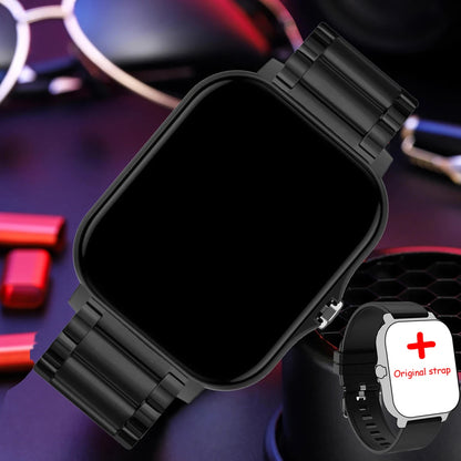 Reloj inteligente para hombre y mujer, accesorio de pulsera con pantalla táctil a Color de 1,44 pulgadas, Bluetooth, llamadas, compatible con teléfono Android y Xiaomi